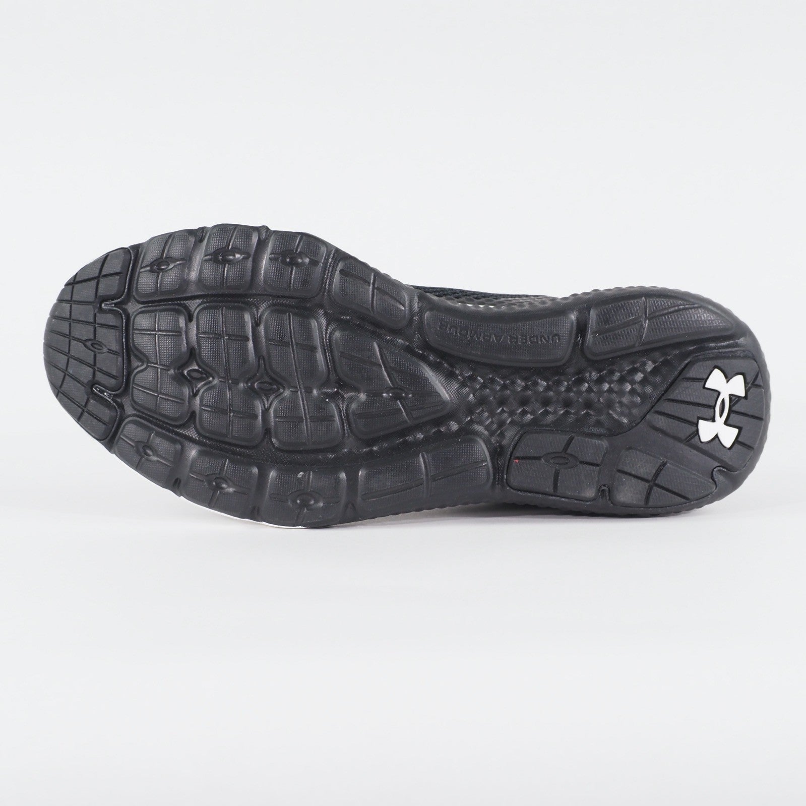 Womens Under Armour Charged Surge 3 Black Mesh Running Lace Up Sports Trainers