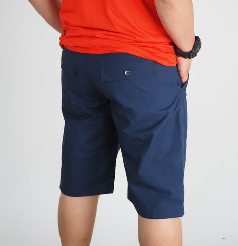 Mens Jack Wolfskin F65 5010021 Night Blue Regular Fit Casual Summer Shorts