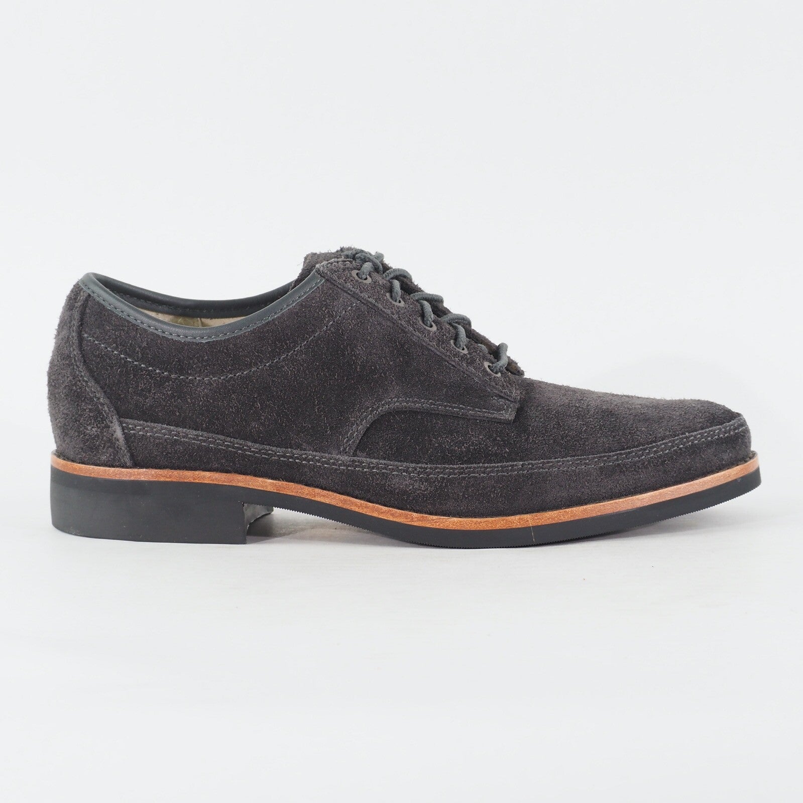 Mens Timberland Abington Oxford 81569 Dark Grey Leather Lace Up Formal Shoes