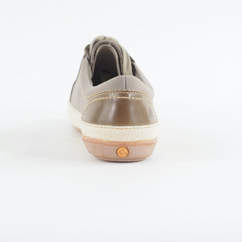 Womens Timberland Northport Oxford 3962R Olive Canvas Leather Flat Lace Up Shoes