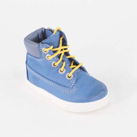 Toddlers Timberland 2.0 Earthkeepers 1884A Blue Zip Leather Lace Walking Boots