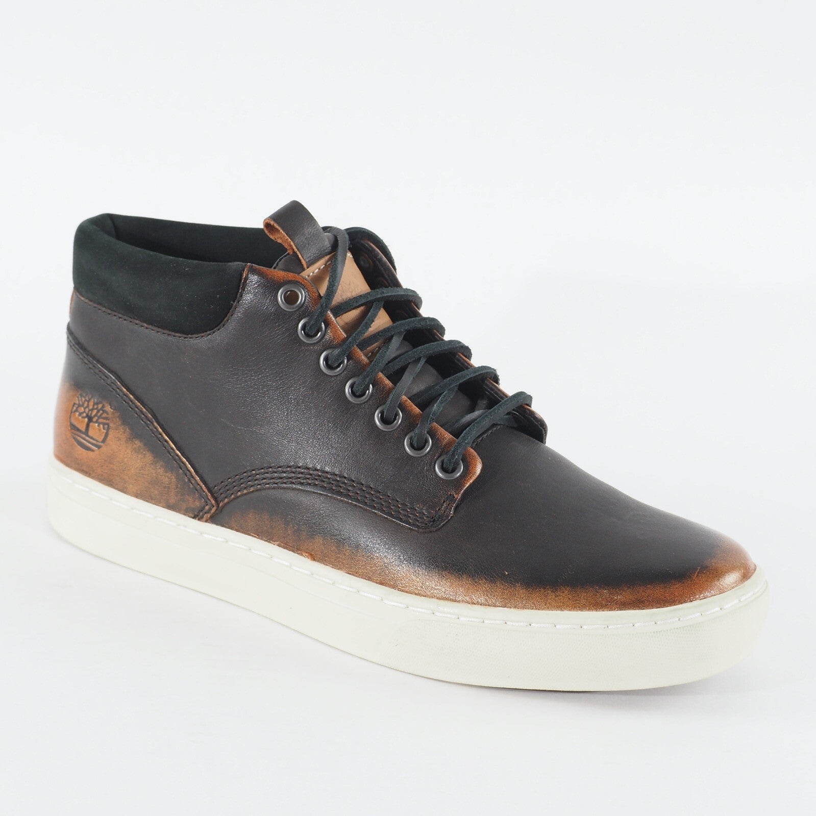 Mens Timberland 2.0 Cupsole A12EJ Leather Casual Walking Black Chukka Lace Boots