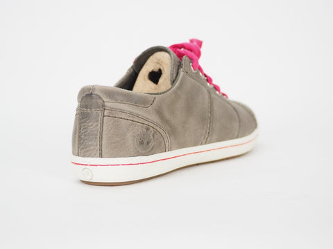 Womens Timberland EK Northport 8037A Grey Leather Lace Up Casual Everyday Shoes