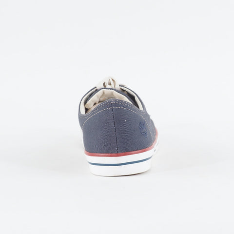 Mens Timberland EK Hook Camp 4 Eyed 5259A Navy Canvas Lace Up Low Casual Shoes