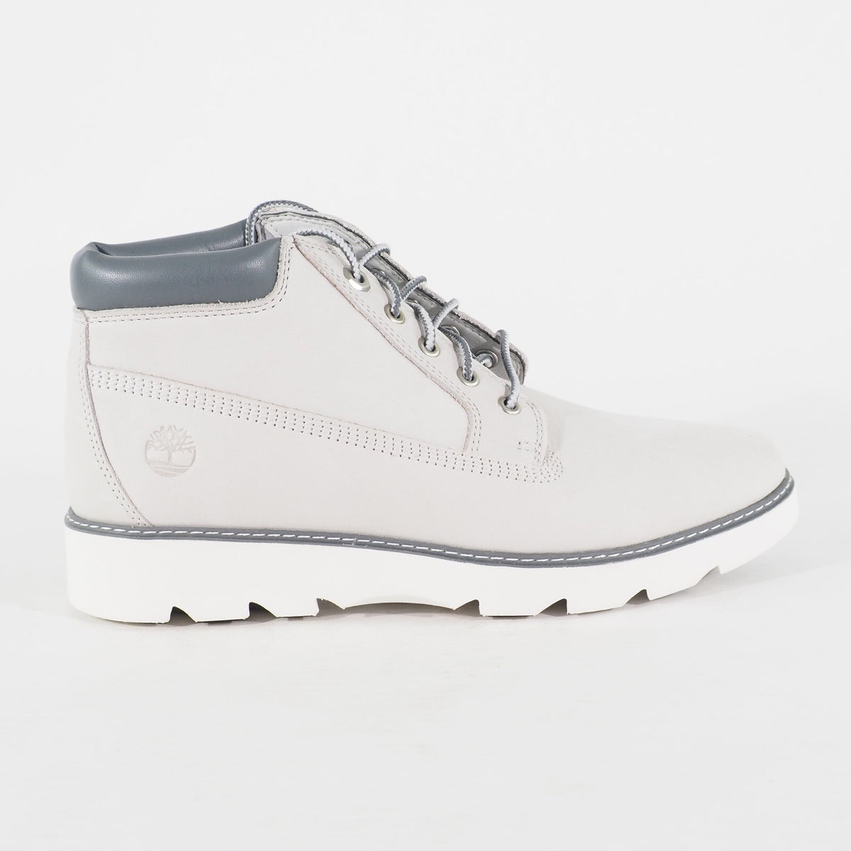 Womens Timberland Keeley Field Chukka A26KV Grey Leather Lace Up Walking Boots