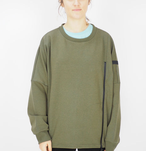 Womens Jack Wolfskin Mercury 1707411 Olive Branch Green Warm Sweatshirt Sweater