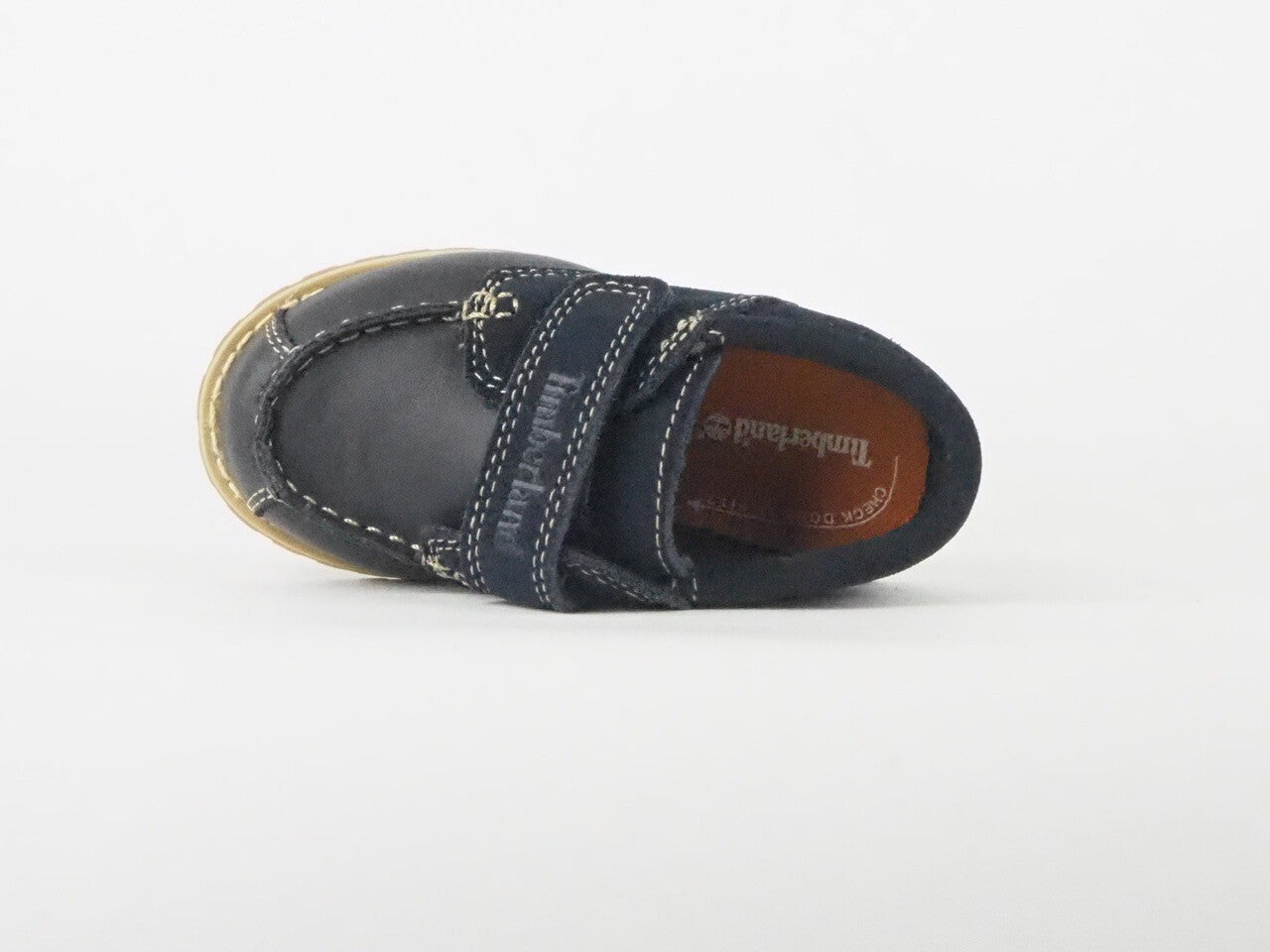 Toddlers Timberland Pokey Pine Oxford A1JUS Navy Leather Boys Strap Shoes 