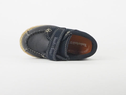 Toddlers Timberland Pokey Pine Oxford A1JUS Navy Leather Boys Strap Shoes 