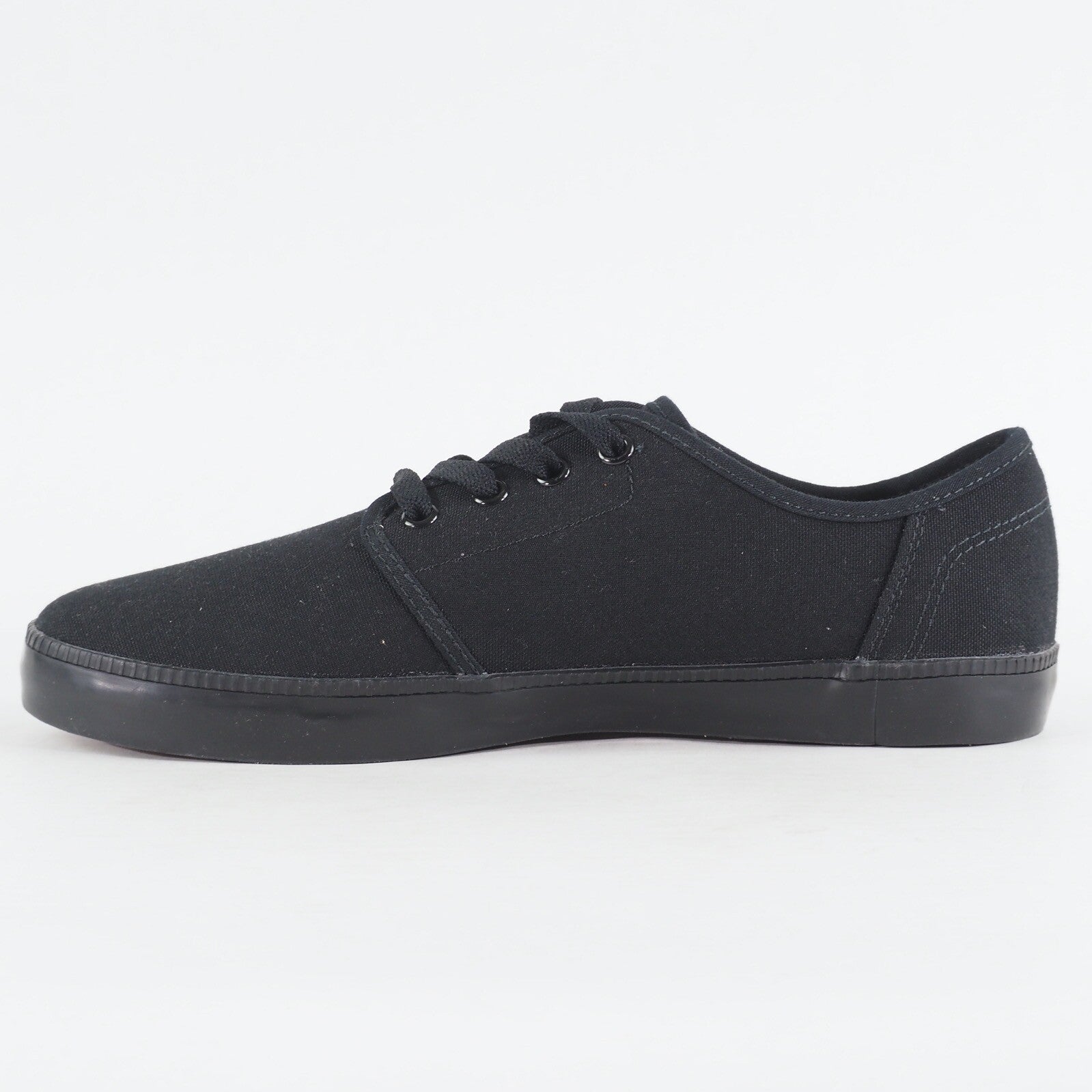 Mens Timberland Newport Bay Oxford A14XC Black Canvas Lace Up Low Casual Shoes