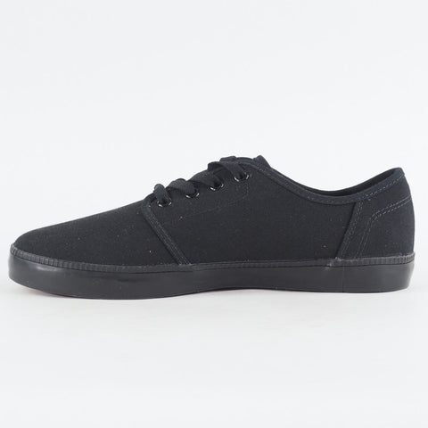 Mens Timberland Newport Bay Oxford A14XC Black Canvas Lace Up Low Casual Shoes