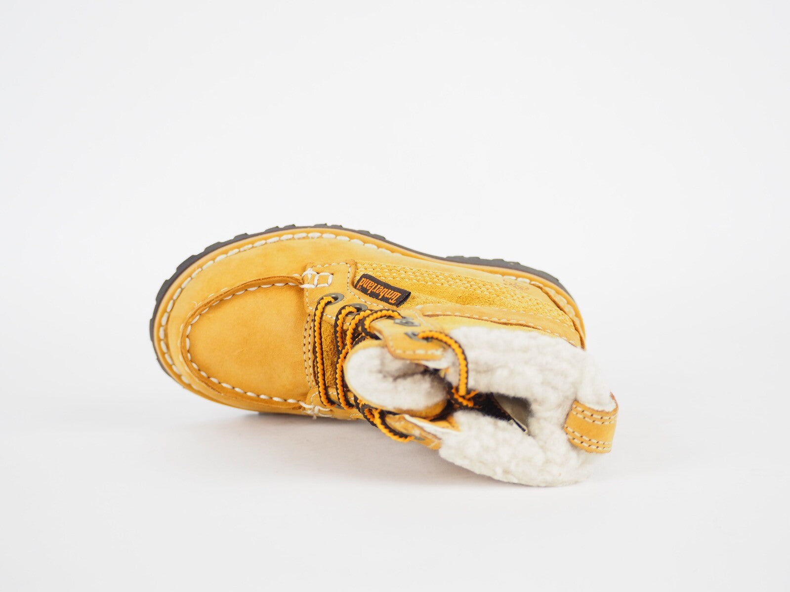 Boys Girls Timberland Classic 39875 Wheat Leather Shoes Infant Winter Boots