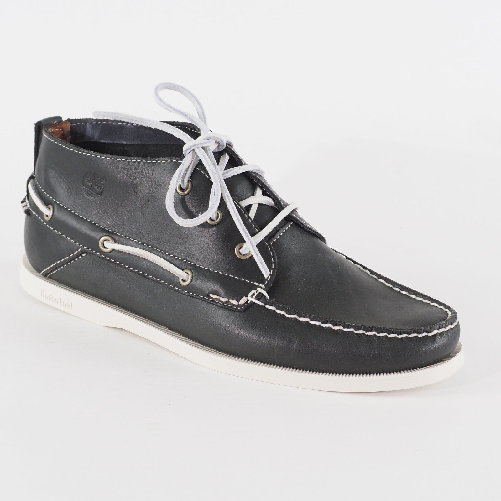 Mens Timberland Earthkeepers 06365R Leather Lace Navy Walking Chukka Boat Boots