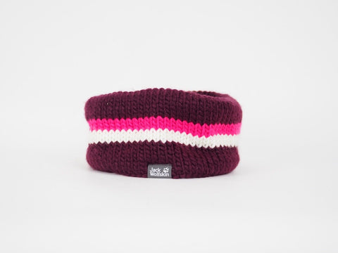 Womens Jack Wolfskin Rock 1904611 Dark Berry Knit Headband