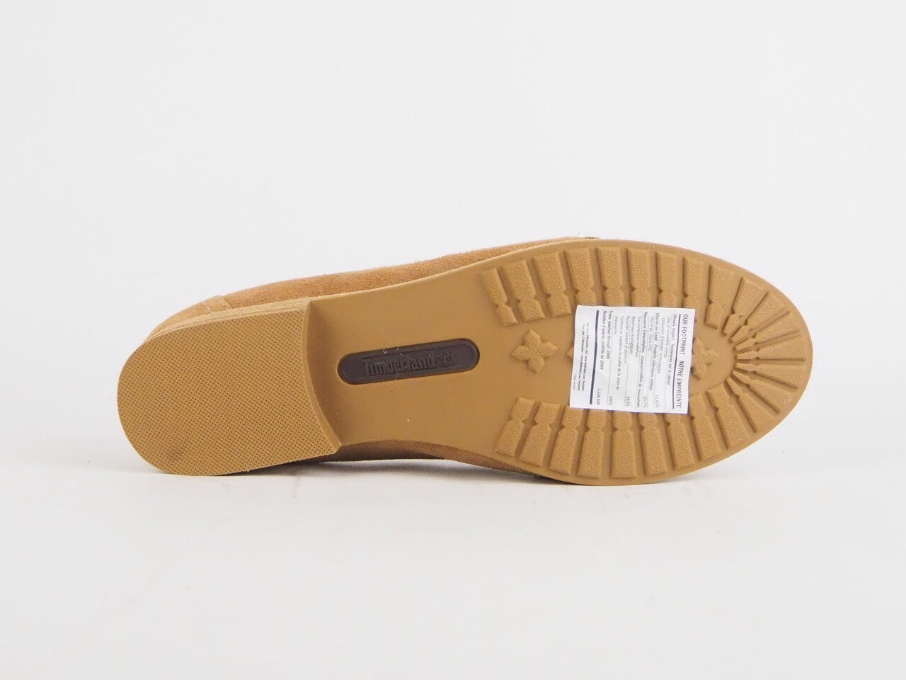 Womens Timberland Thayer RFD Suede 8150R Wheat Leather Slip On Casual Loafers