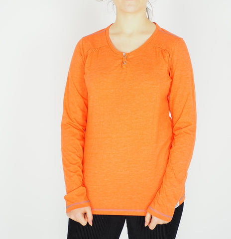 Womens Jack Wolfskin Heather 1804371 Watercress Blossom Casual Longsleeve Shirt