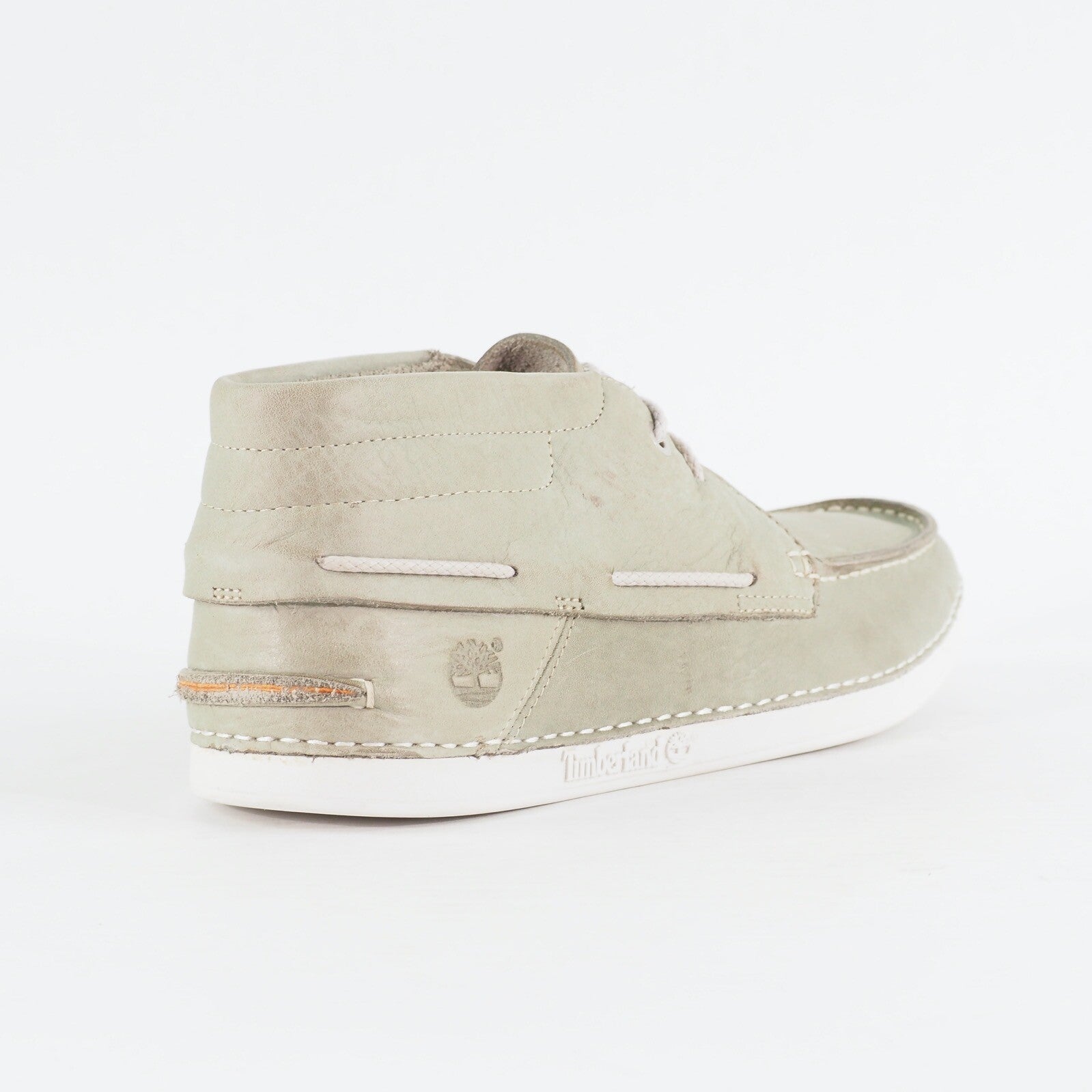 Mens Timberland EK Boat Chukka 47526 Green Tea Leather Lace Up Casual Shoes