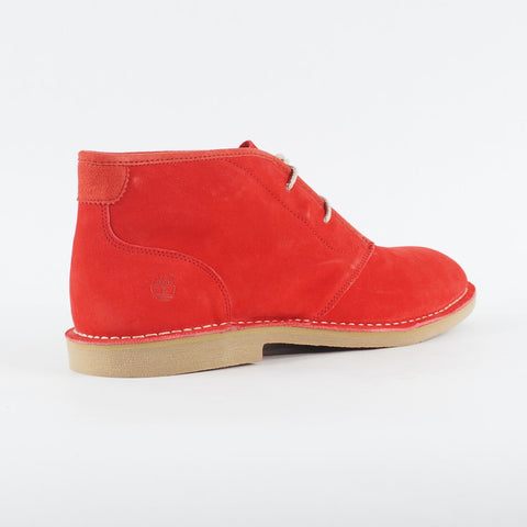 Mens Timberland EK Brasstown Chukka 9069B Red Leather Lace Up Casual Boots