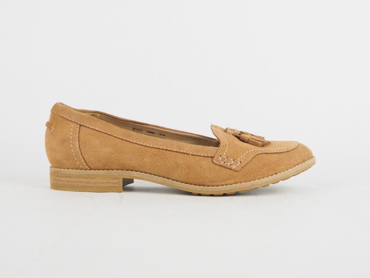 Womens Timberland Thayer RFD Suede 8150R Wheat Leather Slip On Casual Loafers