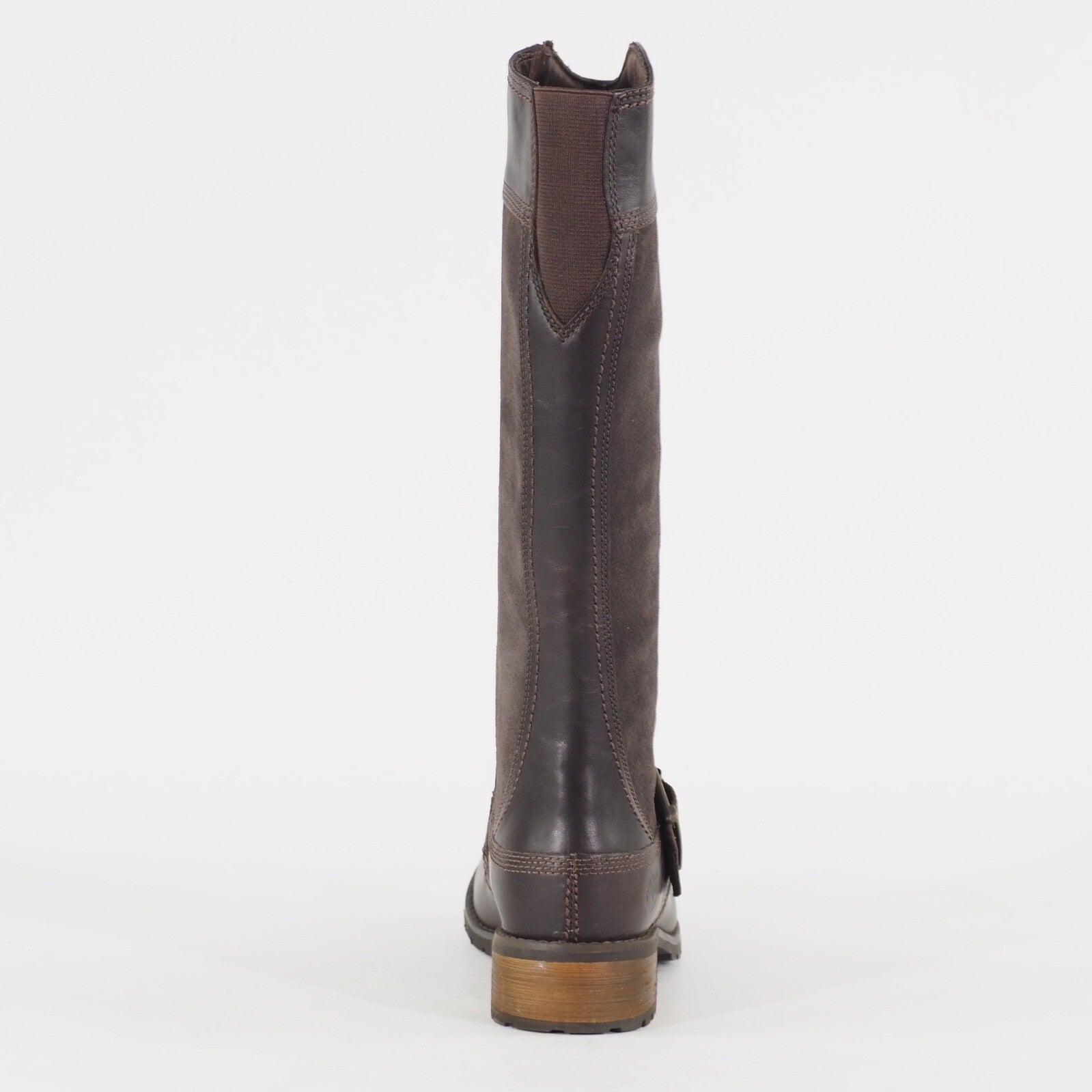 Womens Timberland EK Bethel Tall 8323A Brown Leather Side Zip Walking Boots