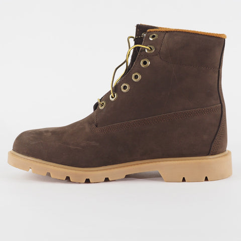 Mens Timberland 6 Inch Basic Brown 6400R Leather Lace Waterproof Walking Boots