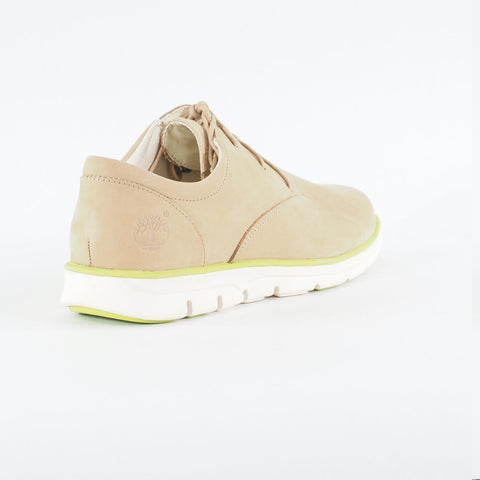 Mens Timberland Plain Toe Oxford A111M Beige Leather Casual Lace Up Light Shoes 