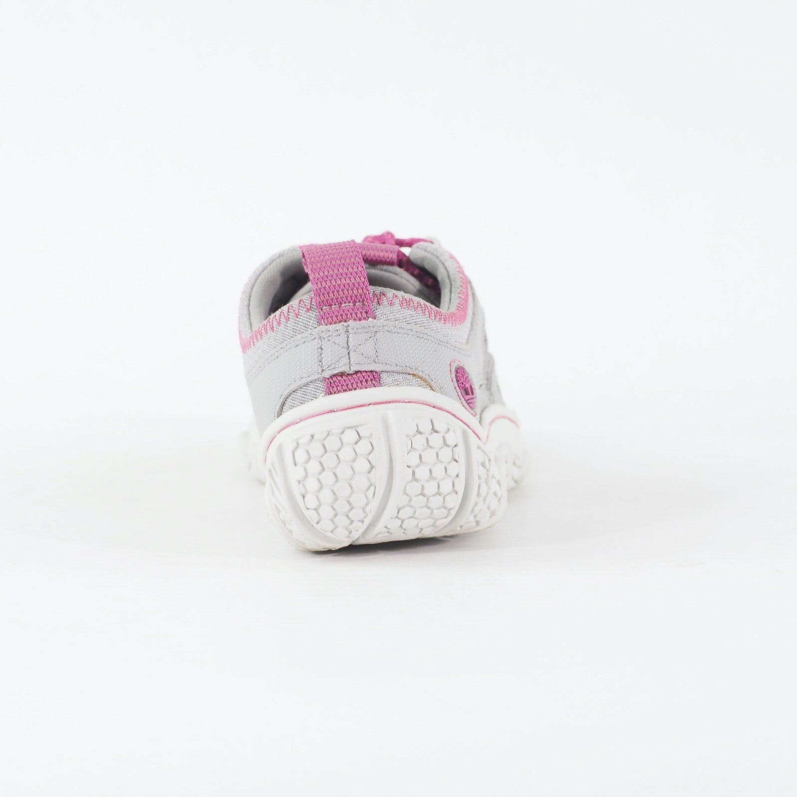 Womens Timberland Wake 58600 Grey Mauve Fabric Lace Up Casual Trainer Shoes