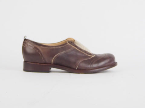 Womens Timberland Handcrafted Lucille Slip Ox 8145R Dark Brown Leather Shoes