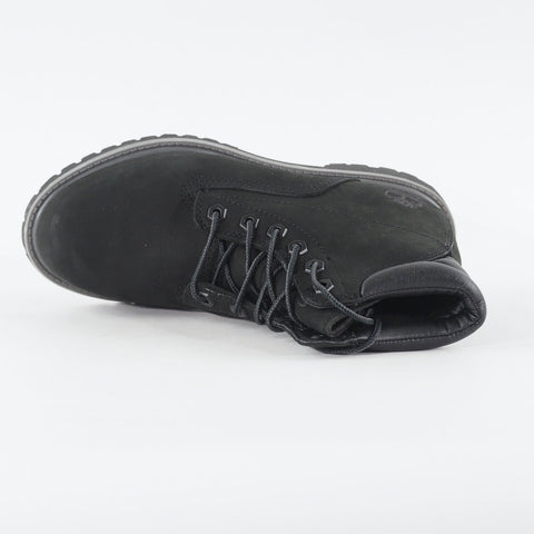 Womens Timberland Waterville 6 Inch A17VM Black Leather Lace Up Casual Boots