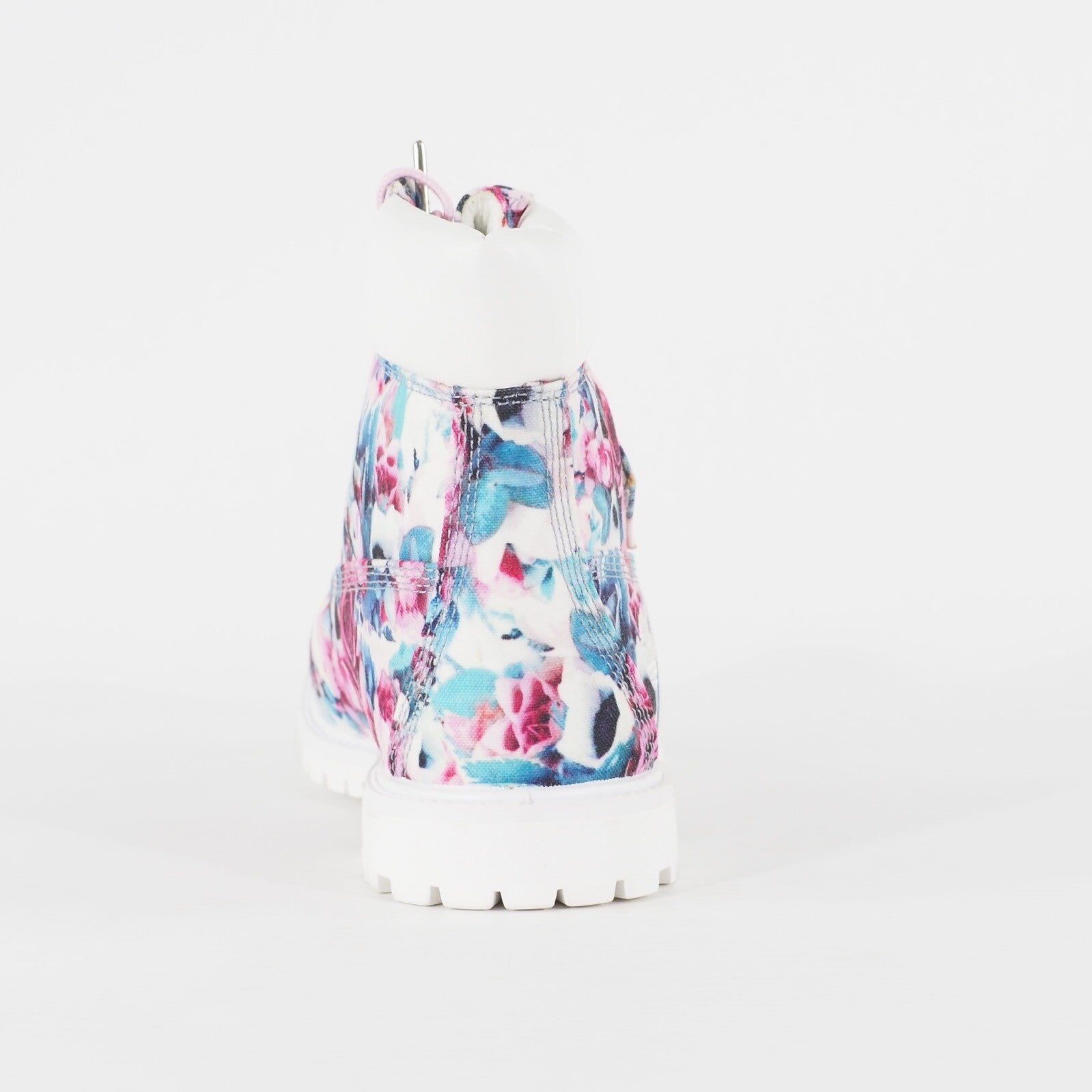 Womens Timberland 6 Inch Flower Print A1846 Fabric Lace Up Casual Walking Boots