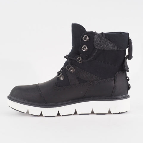 Womens Timberland Premium 6 Inch A42HX Black Leather Waterproof Walking Boots