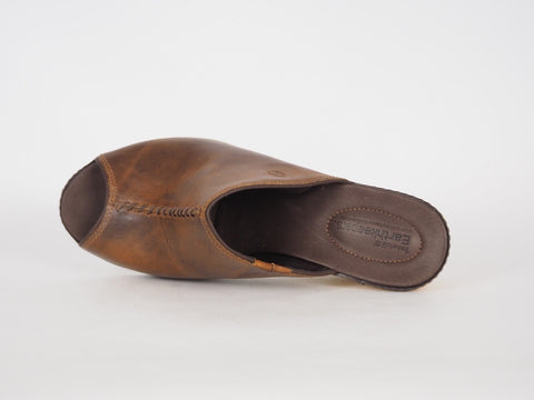 Womens Timberland Lascaux Slider 15687 Dark Brown Casual Summer Platform Shoes