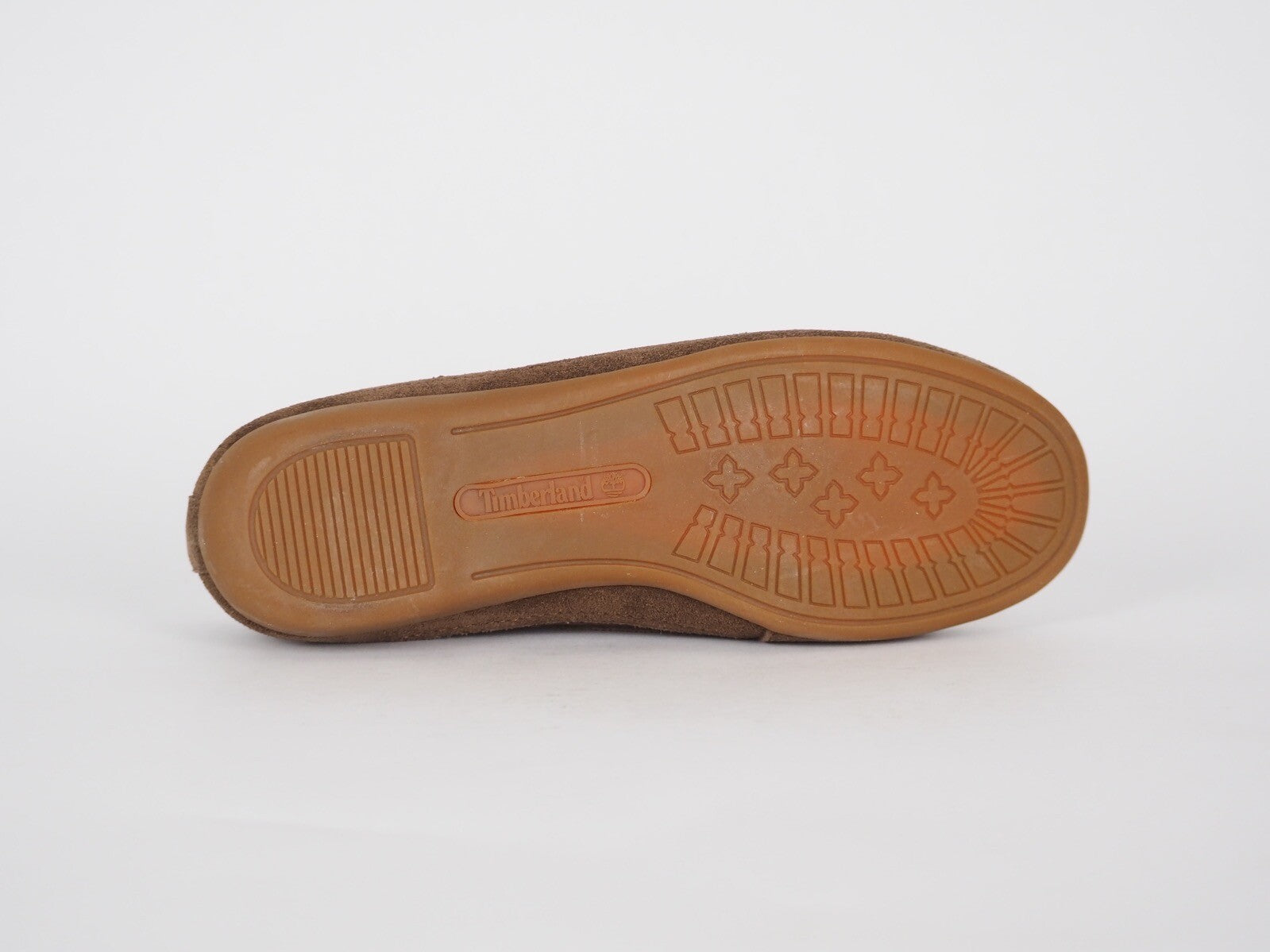 Womens Timberland Falmouth 8021R Brown Suede Slip On Ballerina Shoes
