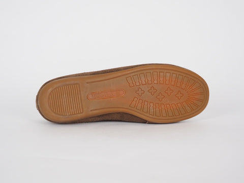 Womens Timberland Falmouth 8021R Brown Suede Slip On Ballerina Shoes