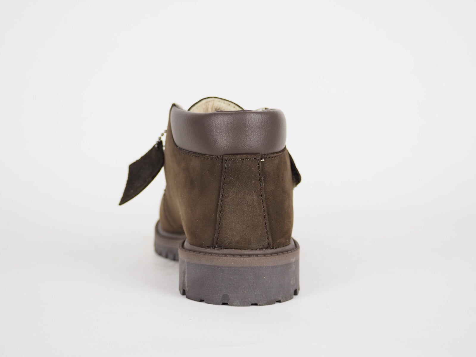 Boys Timberland H&L Chukka 12712 Brown Leather Strap Winter Waterproof Boots