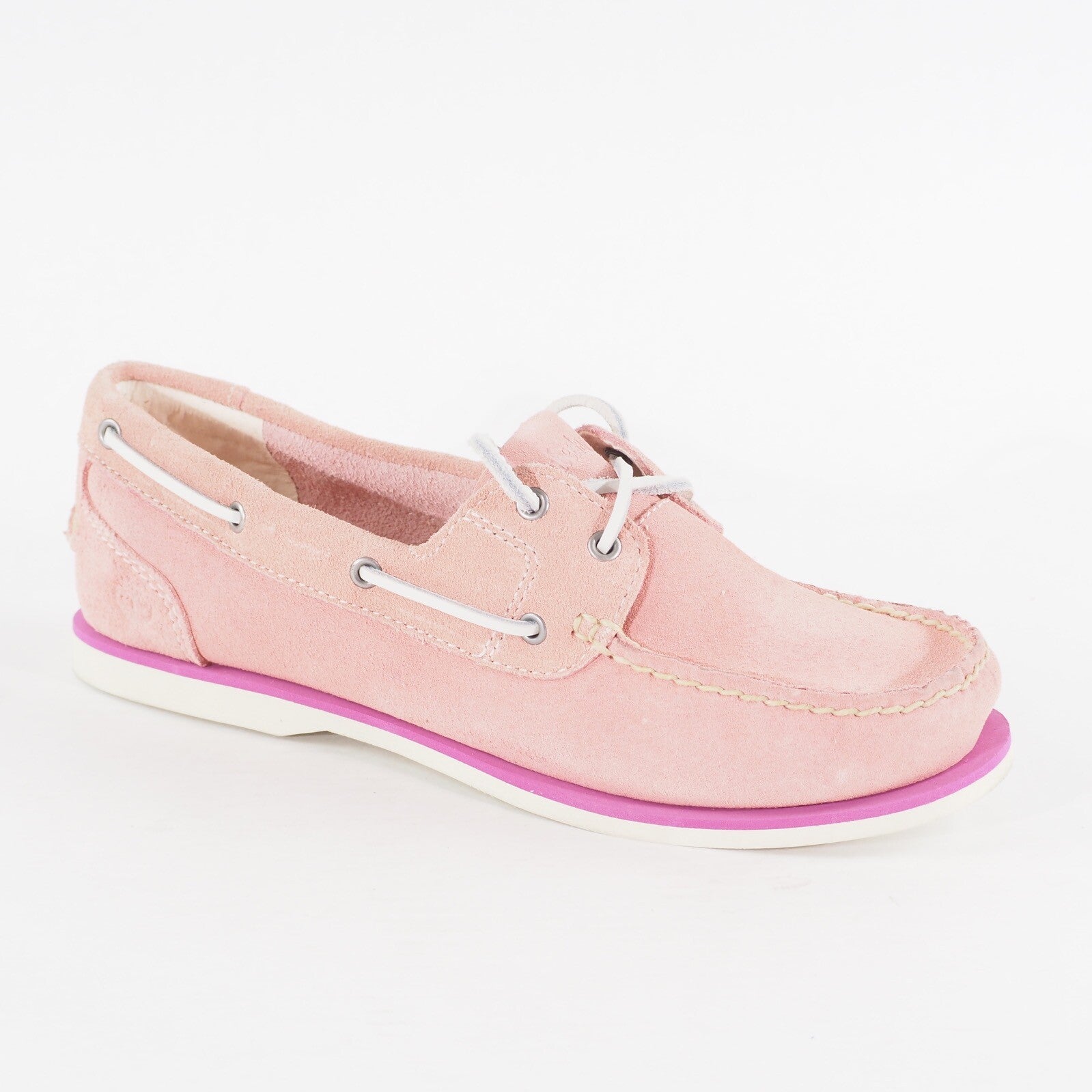 Womens Timberland Marin 8345B Light Pink Leather Casual Boat Shoes