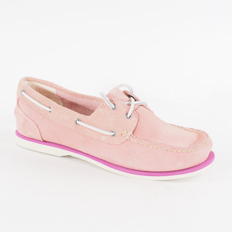 Womens Timberland Marin 8345B Light Pink Leather Casual Boat Shoes