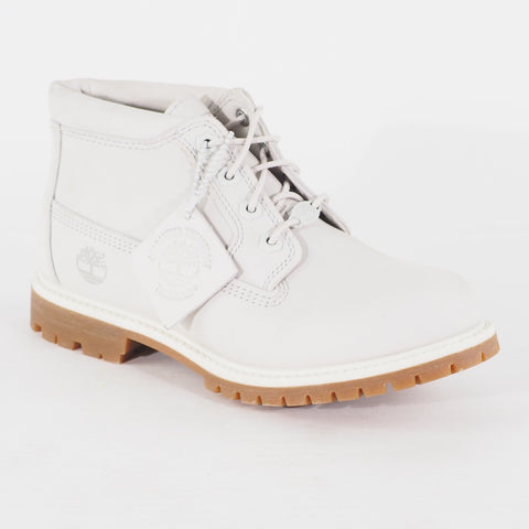 Womens Timberland Nellie Chukka Vaporgous  A1HFY Cream Leather Walking Boots