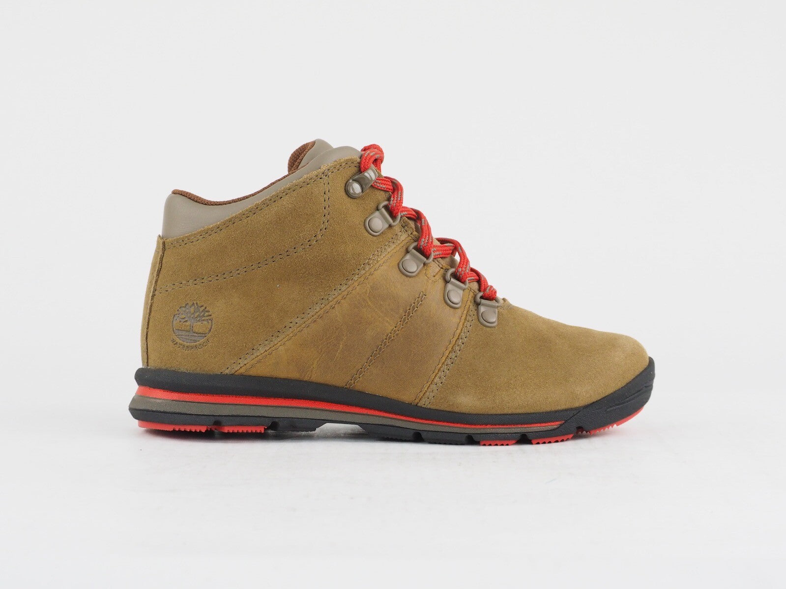 Boys Timberland GT Rally A1QCJ Brown Leather Lace Up Hiking Boots Chukka Boots