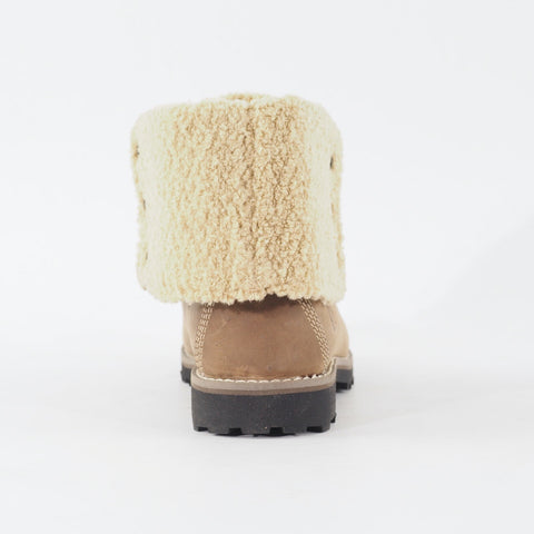 Juiniors Timberland Authentic 6 Inch 18901 Brown Leather Lace Up Casual Boots  