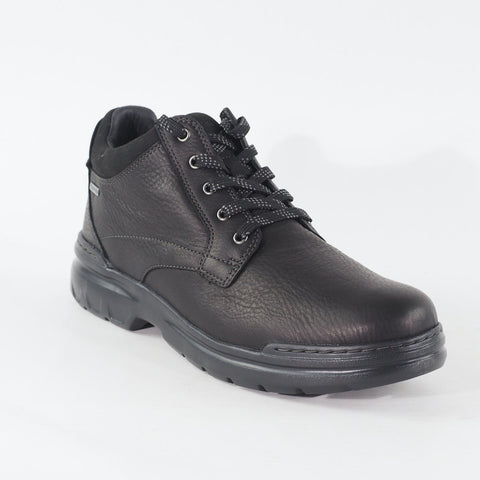 Mens Clarks Rockie Mid Gore Tex 28720 G Black Leather Lace Up Casual Boots