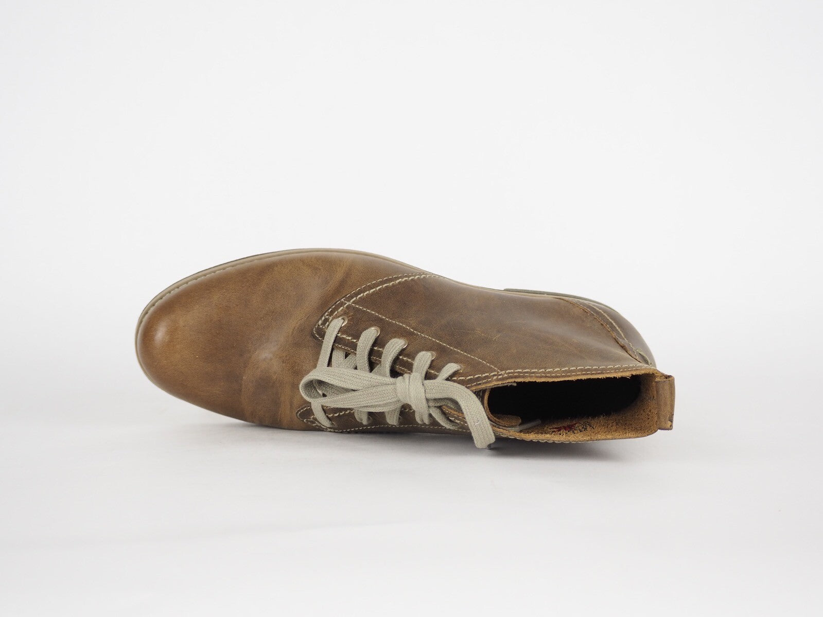 Womens Timberland Shoreham 25666 Brown Leather Lace Up Desert Boots