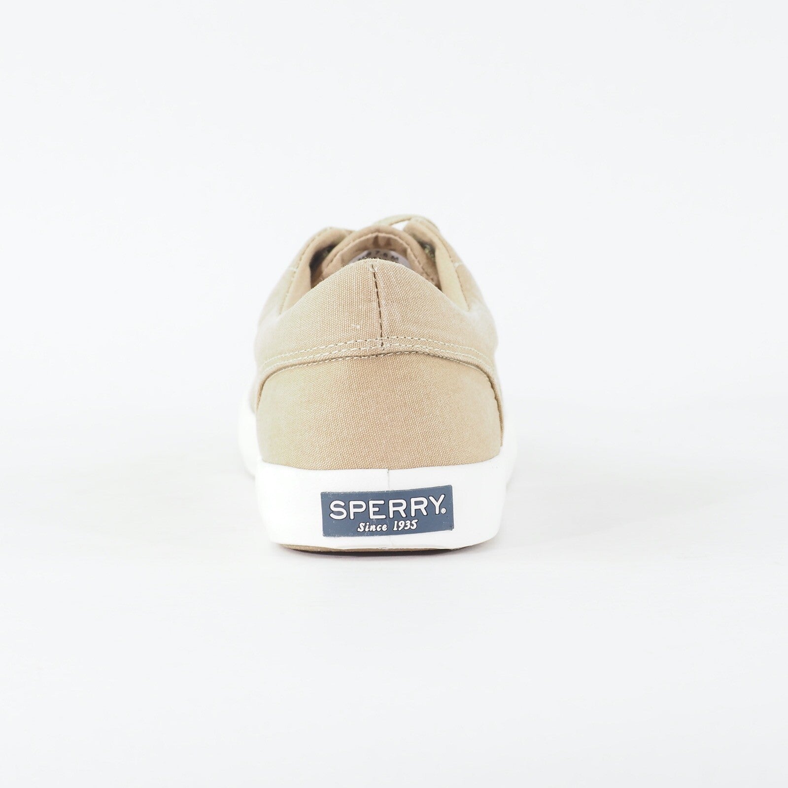 Mens Sperry Wahoo Cvo Chino STS14358 Biege Canvas Lace Up Low Top Casual Shoes