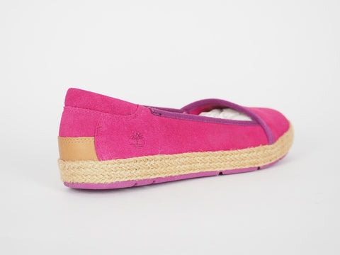 Womens Timberland Casco Bay A17AX Viva Pink Suede Slip On Shoes