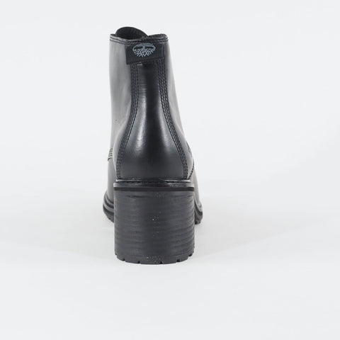 Womens Timberland Sienna High A23MH Black Leather Lace Up Casual Ankle Boots