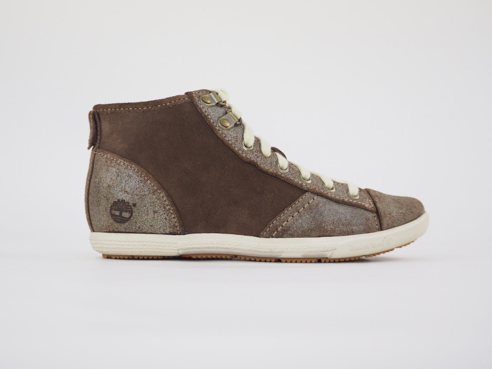 Womens Timberland EK Ballard 3724R Dark Brown Leather Light Casual Chukka Boots