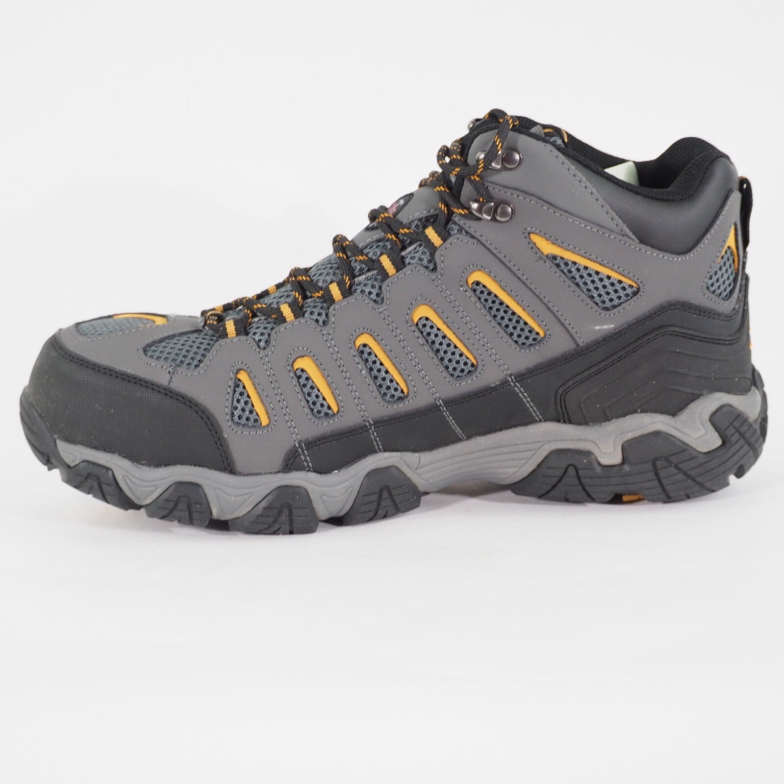 Mens Skechers Blais Bixford 77054 Grey Waterproof Steel Toe Safety Work Boots 