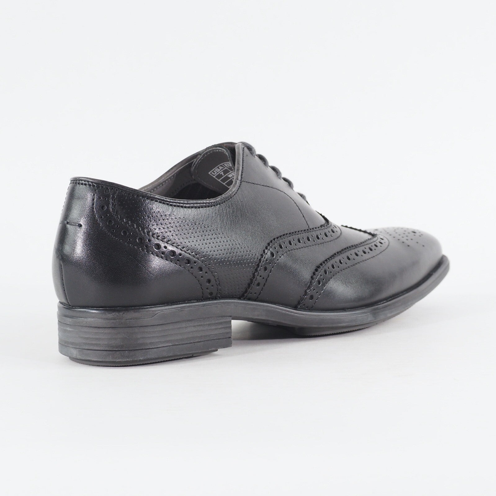 Mens Hush Puppies Griffin Maddow HM01239-001 Black Leather Lace Up Formal Shoes