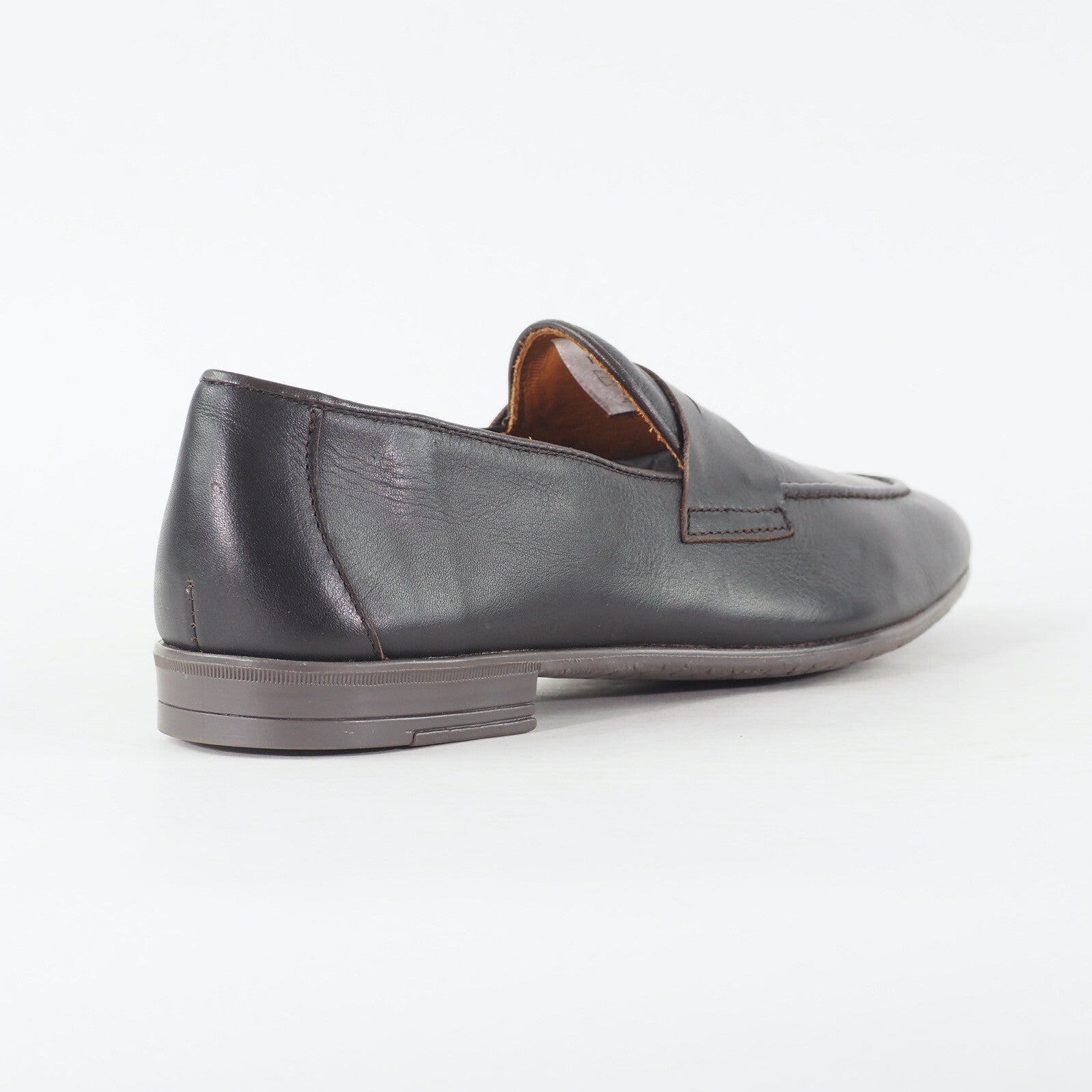 Mens Hackett London Masked Roll HMS20849 878 Black Leather Slip On Formal Shoes