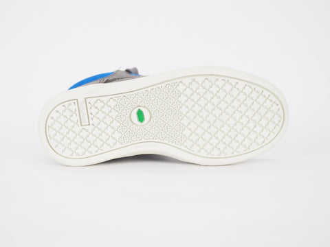 Boys Timberland Bimbo A15TW Grey / Blue Leather Lace Up Toddlers Chukka Boots