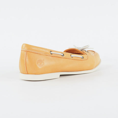 Womens Timberland EK Cornish Long 8212B Pale Orange Leather Slip On Casual Shoes
